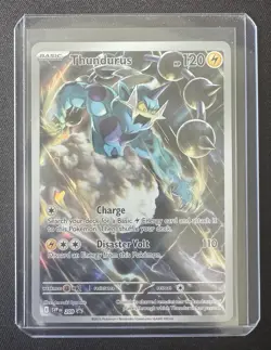 2025 Pokemon Scarlet & Violet Promo Thundurus 209 Holo Near Mint - Image 1