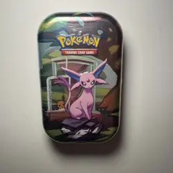 Pokemon TCG: Prismatic Evolutions Mini Tin - Espeon Art - Sealed Brand New. - Image 1