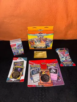 Large Sealed Pokemon Lot, mixed sets , collection Lightning power box - Image 1