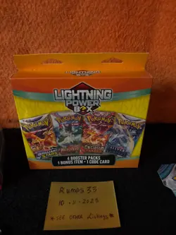 Large Sealed Pokemon Lot, mixed sets , collection Lightning power box - Image 5