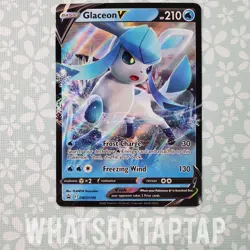 Pokemon Tcg Glaceon V SWSH196 Black Star Promo Glaceon Vstar Special Collection - Image 1