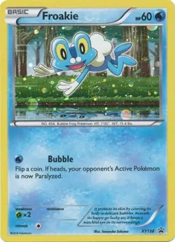 FROAKIE XY138 FATES COLLIDE POKEMON (PROMO HOLO, NM) - Image 1