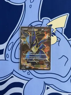 Pokemon Lucario EX 107/111 XY Furious Fists Full Art Mint - Image 2