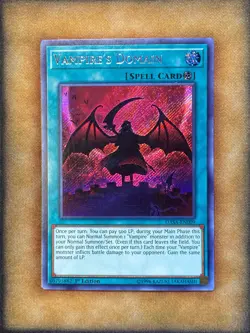 Yugioh Vampire’s Domain DASA-EN009 Secret Rare 1st Ed NM - Image 1