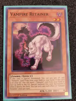 Yugioh - Vampire Retainer - DASA-EN002 - Super Rare 1st Edition NM - Image 1