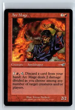 ARC MAGE - MTG Magic the Gathering Card - Nemesis - Uncommon - Image 1