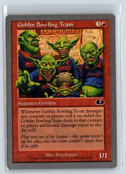 GOBLIN BOWLING TEAM - MTG Magic the Gathering Card - Unglued - Common - Image 1