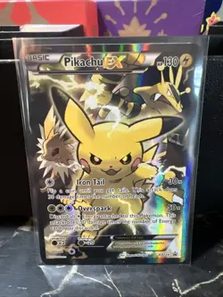 Pokemon - Pikachu XY124 Promo PORTUGUESE Card TCG - Black Star - Image 1
