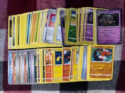 Pokemon Card Lot With Holo Foil Storage Unit Find Wide Variety - Image 1