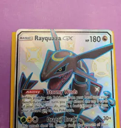 Rayquaza GX 177a/168 Hidden Fates Alternate Art Shiny Pokemon Card NM-Mint - Image 2