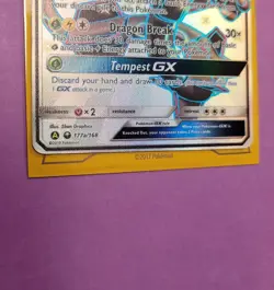 Rayquaza GX 177a/168 Hidden Fates Alternate Art Shiny Pokemon Card NM-Mint - Image 3