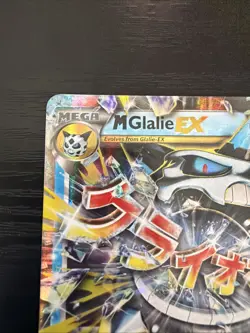 Pokemon TCG M Glalie EX Card Mega 35/162 Breakthrough Holo Half Art Rare 2015 - Image 2