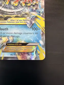 Pokemon TCG M Glalie EX Card Mega 35/162 Breakthrough Holo Half Art Rare 2015 - Image 4