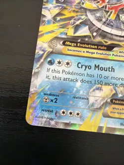 Pokemon TCG M Glalie EX Card Mega 35/162 Breakthrough Holo Half Art Rare 2015 - Image 5