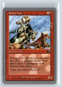 KRAZY KOW - MTG Magic the Gathering Card - Unglued - Common - Image 1