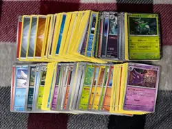 Pokemon Card Lot With Holo Foil Storage Unit Find Wide Variety - Image 1