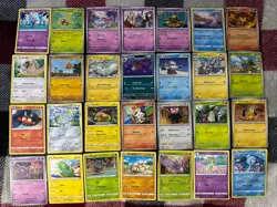 Pokemon Card Lot With Holo Foil Storage Unit Find Wide Variety - Image 2