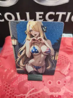 Cynthia Double-Side Card - Frosted Goddess Waifu "USA" DIY Custom Made - Image 2
