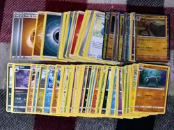 Pokemon Card Lot With Holo Foil Storage Unit Find Wide Variety - Image 1