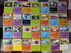 Pokemon Card Lot With Holo Foil Storage Unit Find Wide Variety - Image 2