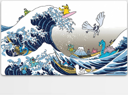 [Ygomat] Monsters Great Wave Trading Card Game Playmat PTCG Mat Pokemon Mousepad - Image 1