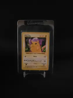 Pikachu Red Cheeks Shadowless 58/102 Base Set 1999 Pokemon TCG Card LP - Image 1