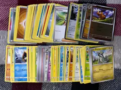 Pokemon Card Lot With Holo Foil Storage Unit Find Wide Variety - Image 1
