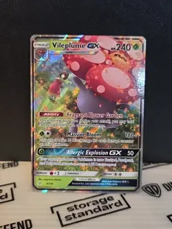 Vileplume GX 4/236 Cosmic Eclipse NM Ultra Rare Pokemon Card A - Image 1