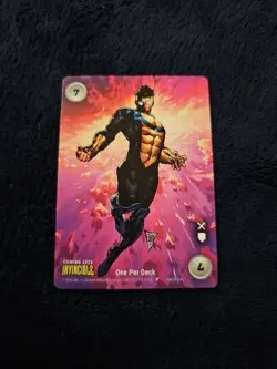 Invincible Overpower Card Game #7 Promo Card N/Mint - Image 1