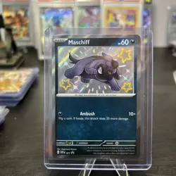 Maschiff SVP 071 Black Star Promo Shiny Holo Rare Pokemon TCG Card NM - Image 1