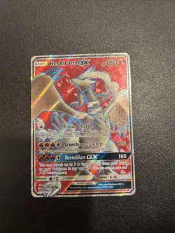 Reshiram & Zekrom GX Full Art Holo 65/70 Ultra Rare Pokemon Card - Image 1
