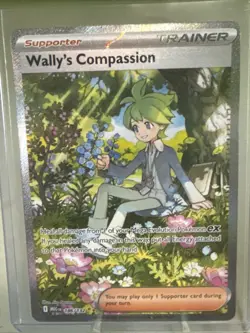 Wally's Compassion - 186/132 - SIR - Mega Evolutions - Pokemon Card - NM/MT - Image 1