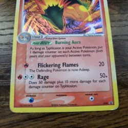 TYPHLOSION 034 RARE HOLO 2006 BLACK STAR PROMO POKEMON CARD MP - Image 3
