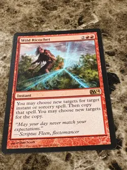 WILD RICOCHET Magic MTG M14 Core Set LP - Image 1