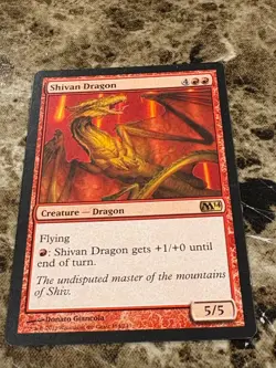 SHIVAN DRAGON Magic MTG M14 Core Set LP - Image 1