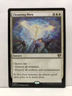 MTG Cleansing Nova Magic: The Gathering Commander Masters Rare #0817 - Image 1