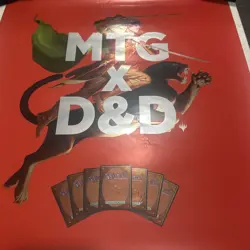 MTG x D&D Adventures in the Forgotten Realms 18x24 Prerelease Foil Promo Poster - Image 2