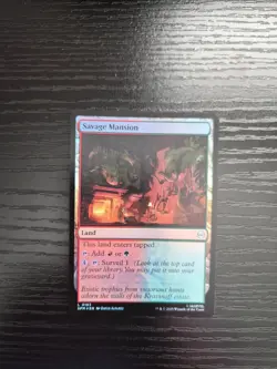 MTG Marvel's Spider-Man - Savage Mansion (183) - FOIL - NM/MT - Image 1