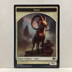 MTG Wurm/Goat Double-sided Token Magic: The Gathering Commander 2014 #032 - Image 2