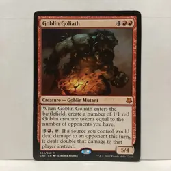 MTG Goblin Goliath Magic: The Gathering Game Night Mythic #004 - Image 1