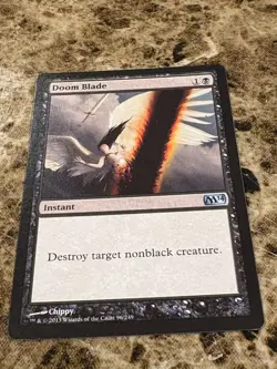 DOOM BLADE Magic MTG M14 Core Set LP - Image 1