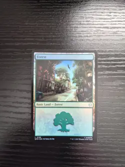 MTG Marvel's Spider-Man - Forest (198) - FOIL - NM/MT - Image 1