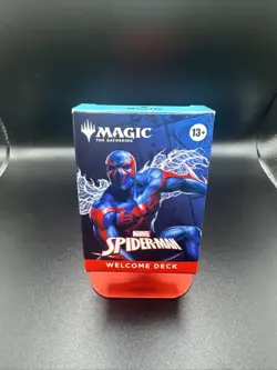 2025 Magic The Gather Marvel Spider-Man Blue Welcome Deck MTG - Image 1