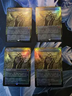 4X Mox Opal (Borderless) Double Masters Foil - NM - MtG 4x - Image 1