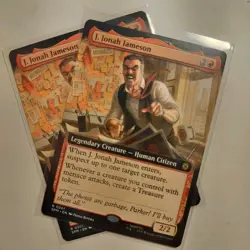 2x J. Jonah Jameson - EXTENDED ART MTG Marvel's Spider-Man NM Magic Regular 261 - Image 1