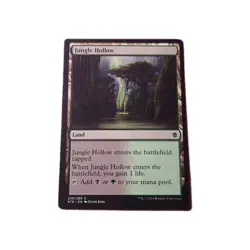 MTG Magic The Gathering Jungle Hollow Land Card Khans Of Tarkir (KTK) 235/269 - Image 1