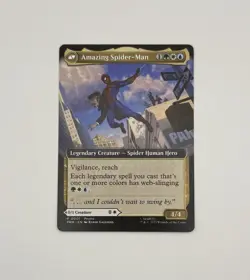 Magic the Gathering MTG Peter Parker Amazing Spider-Man Promo Card ARTIST SIGNED - Image 2