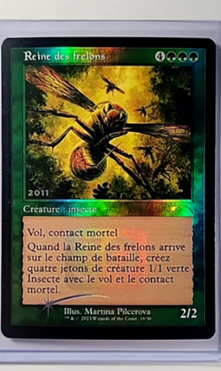 2023 MTG Magic The Gathering 30th Anniversary French Promo Foil #19 Hornet Queen - Image 1