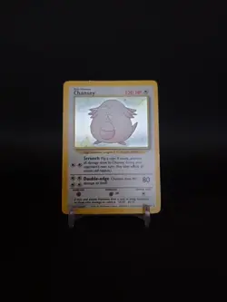Chansey 3/102 - 1999 Pokemon Base Set - Rare Holo - MP - Image 3