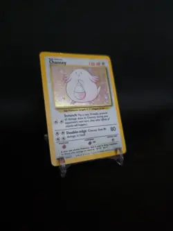 Chansey 3/102 - 1999 Pokemon Base Set - Rare Holo - MP - Image 5